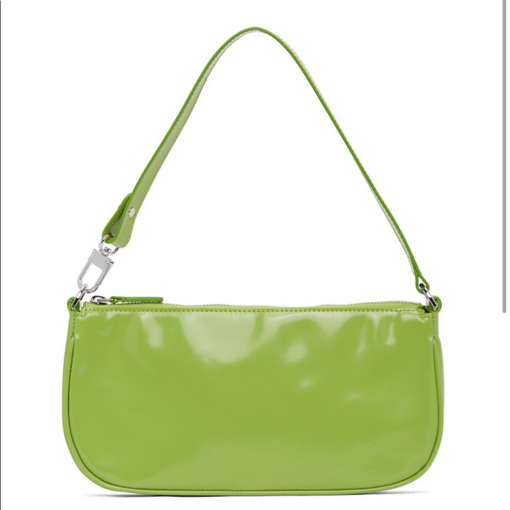 By Far Rachel bag in lime green